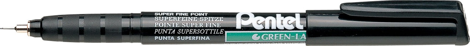 12 x PENTEL NMF50 SUPERFINE PERMANENT MARKER - BLACK