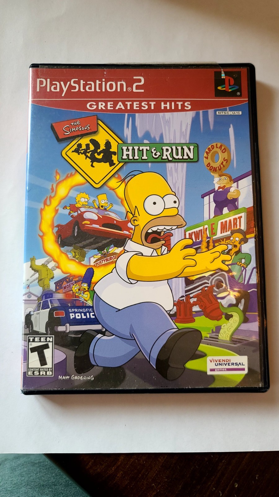 The Simpsons Hit & Run PlayStation 2 Greatest Hits Complete with Manual
