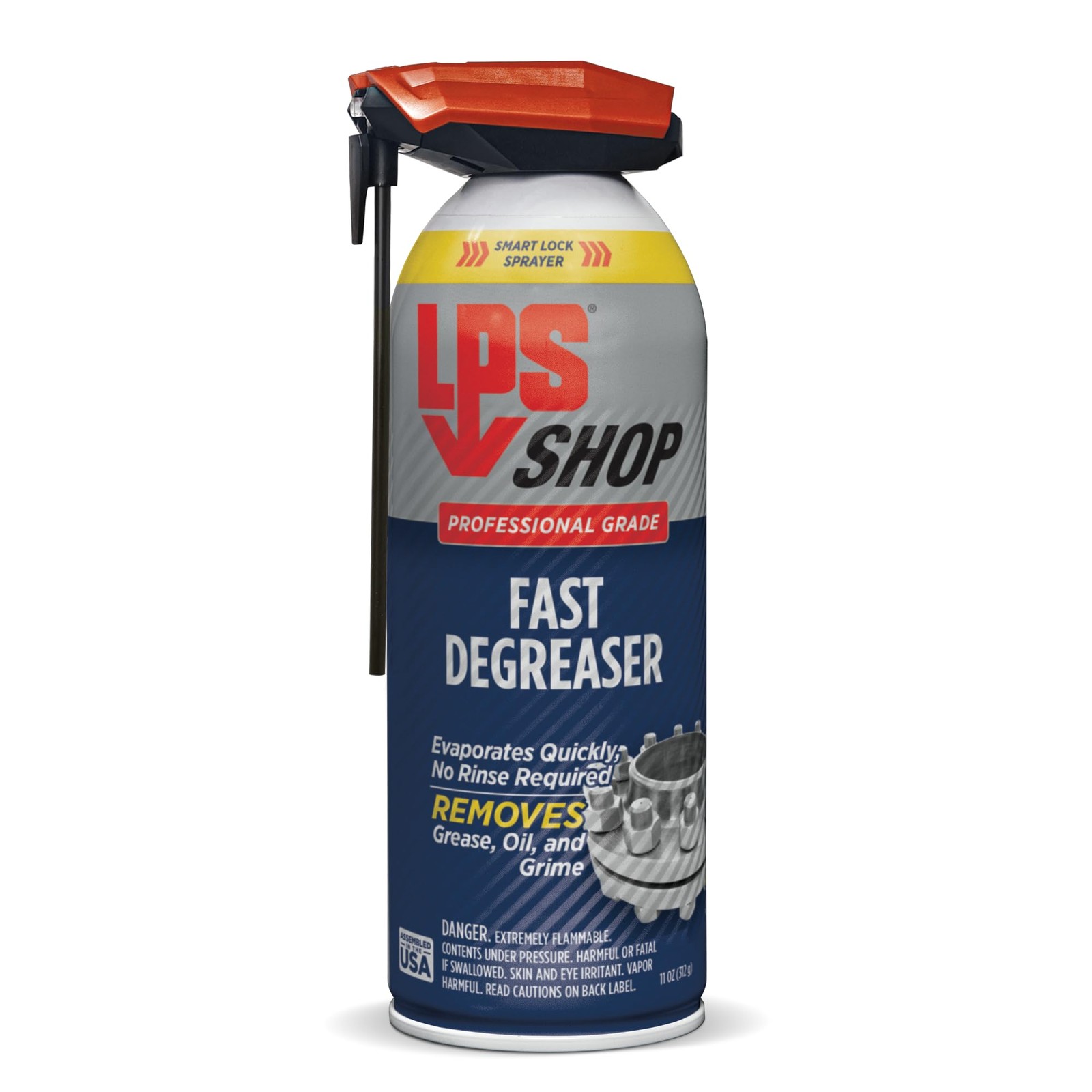 LPS Shop Fast Degreaser, Removes Grease, Oil & Grime, Fast-Acting Solvent... 