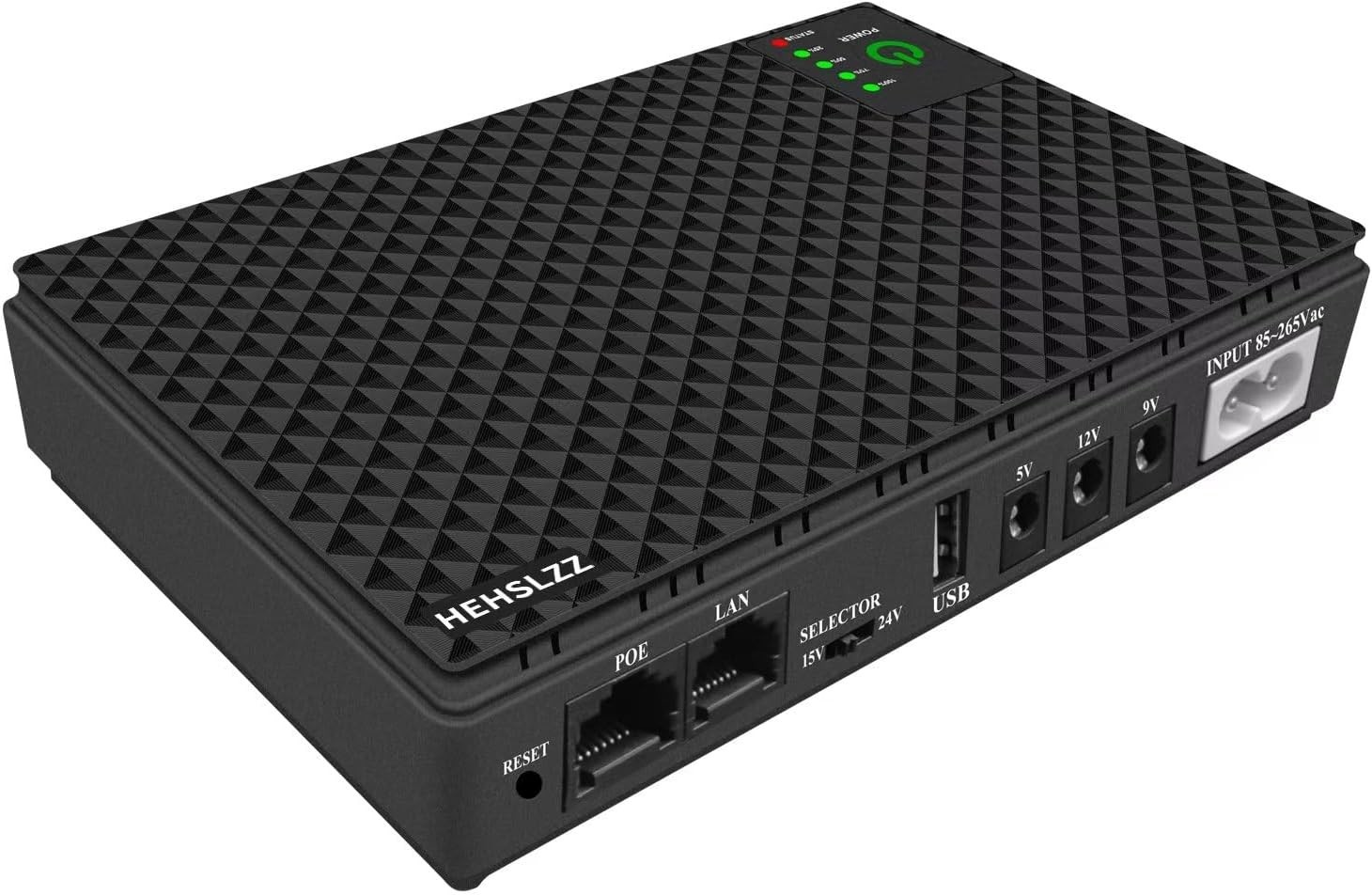 Mini UPS DC 10400mAh Battery Backup & Surge Protector Uninterruptible Power