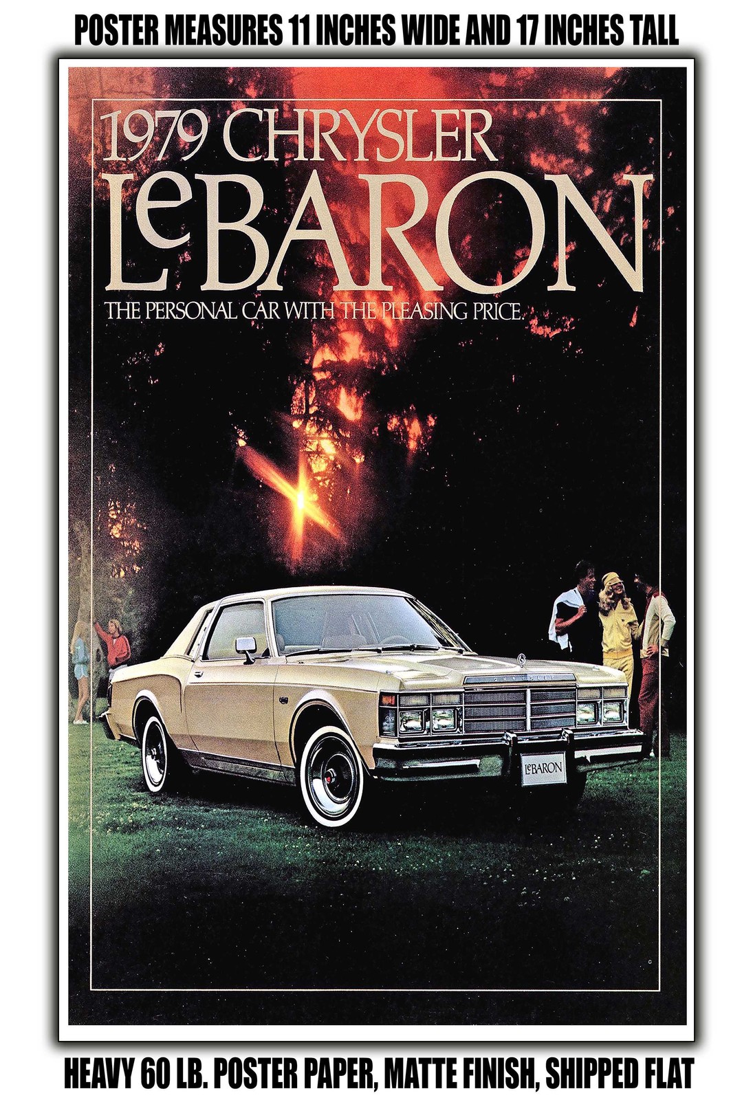 1979 Chrysler LeBaron Medallion Two Door - 11x17 Poster