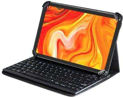 Navitech Rotational Bluetooh Keyboard Case For FACETEL 10 " Android 13 Tablet