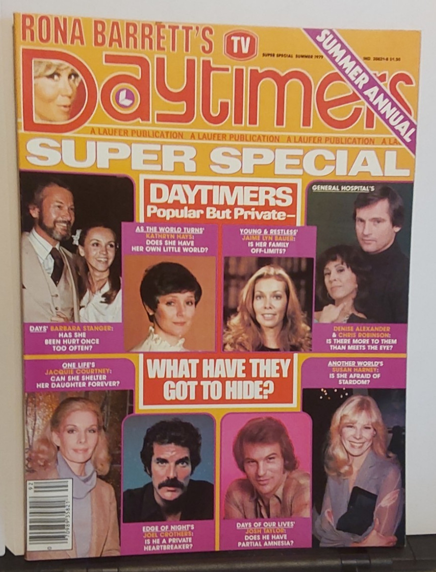 Rona Barretts Daytime TV Magazine Summer 1979 General Hospital Edge of Night