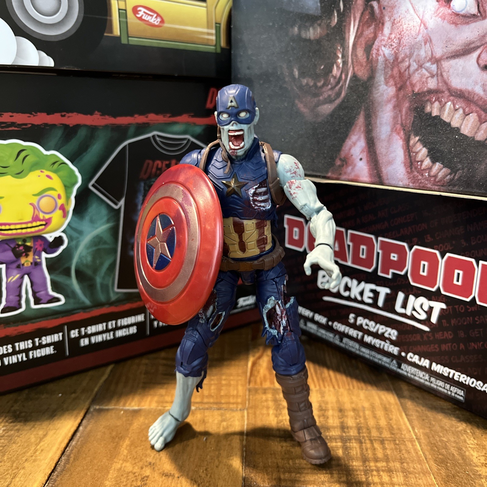 Hasbro Marvel Legends What if Zombie Captain America 6-inch Action Figure