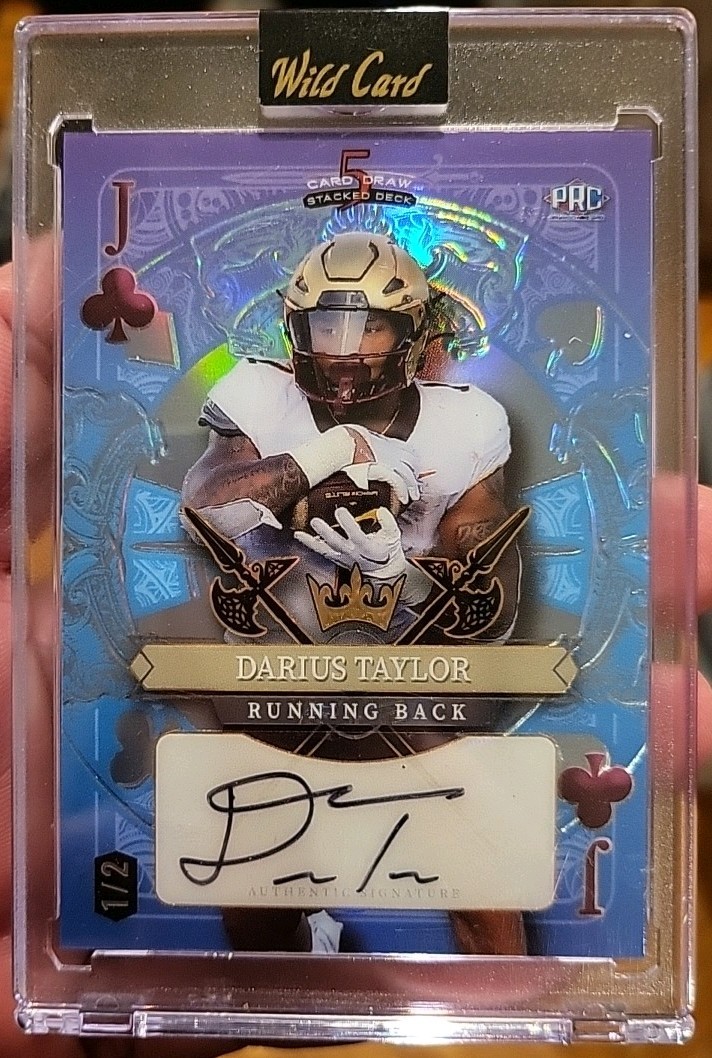 2024 Wild Card Darius Taylor 2 1/2 PRC Autos, King And Jack Of Clubs