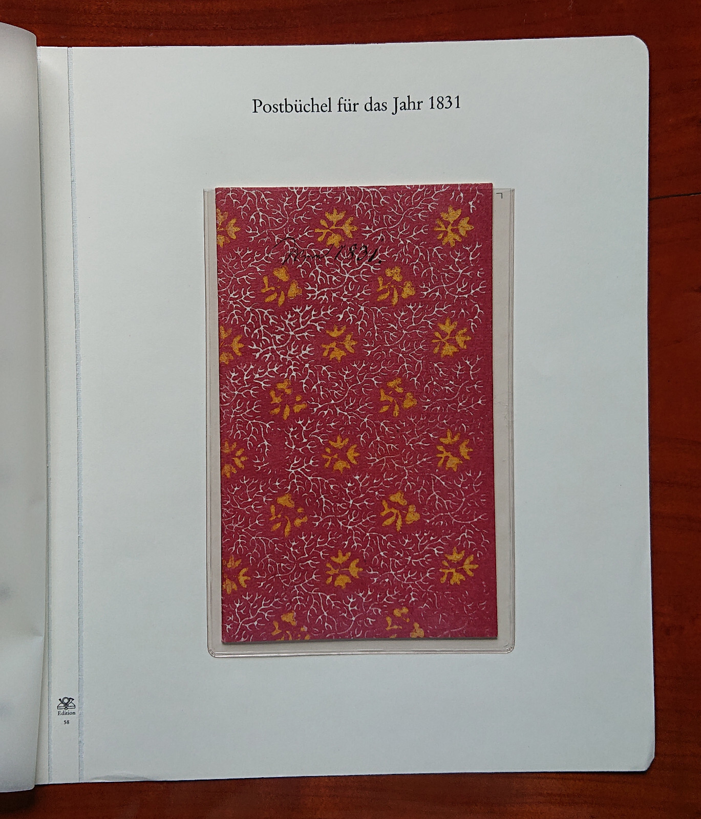 Form sheet post bundle for the year 1831 mail carrier postman ads reports