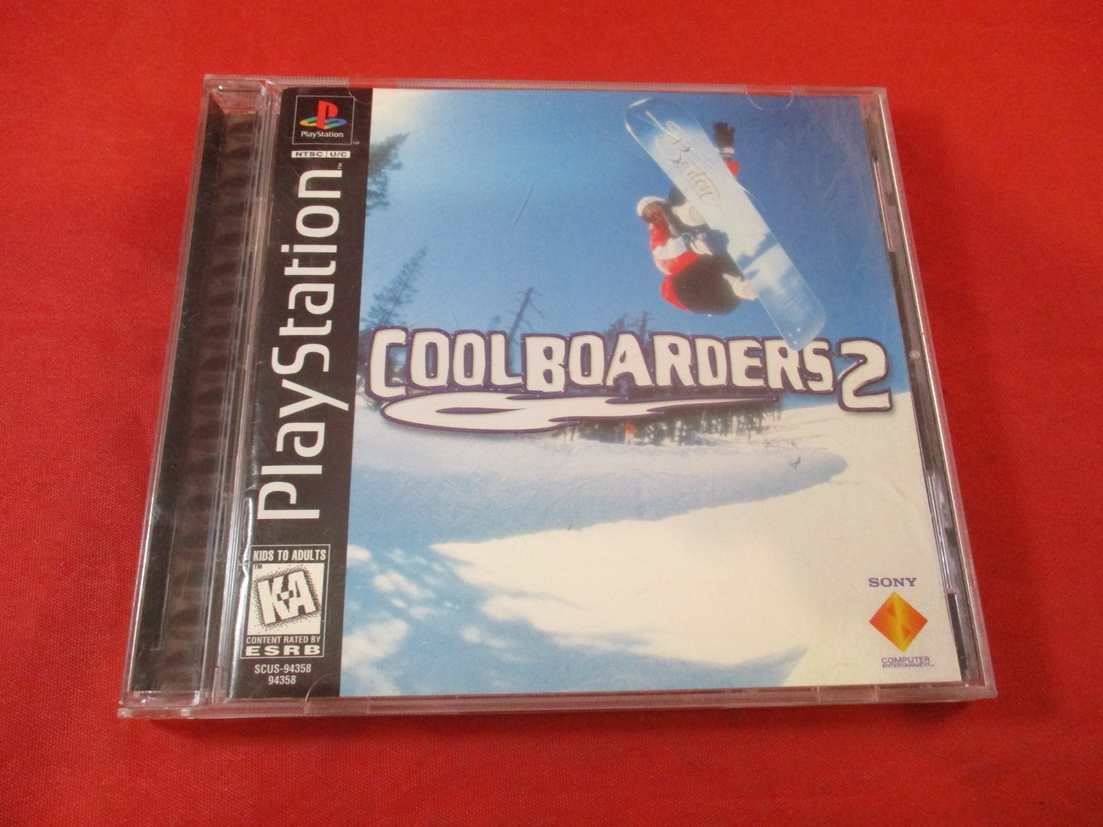 Cool Boarders 2 Playstation 1 PS1 Original EMPTY Case & Manual ONLY *NO GAME* #J