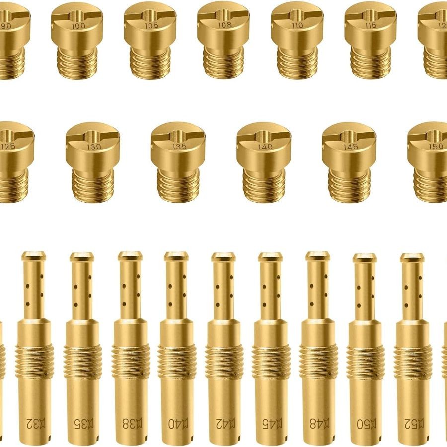 24 Pcs Carburetor Jet Kit for FCR-MX PE PJ PZ PWK CVK GY6 99101-393 N424-21