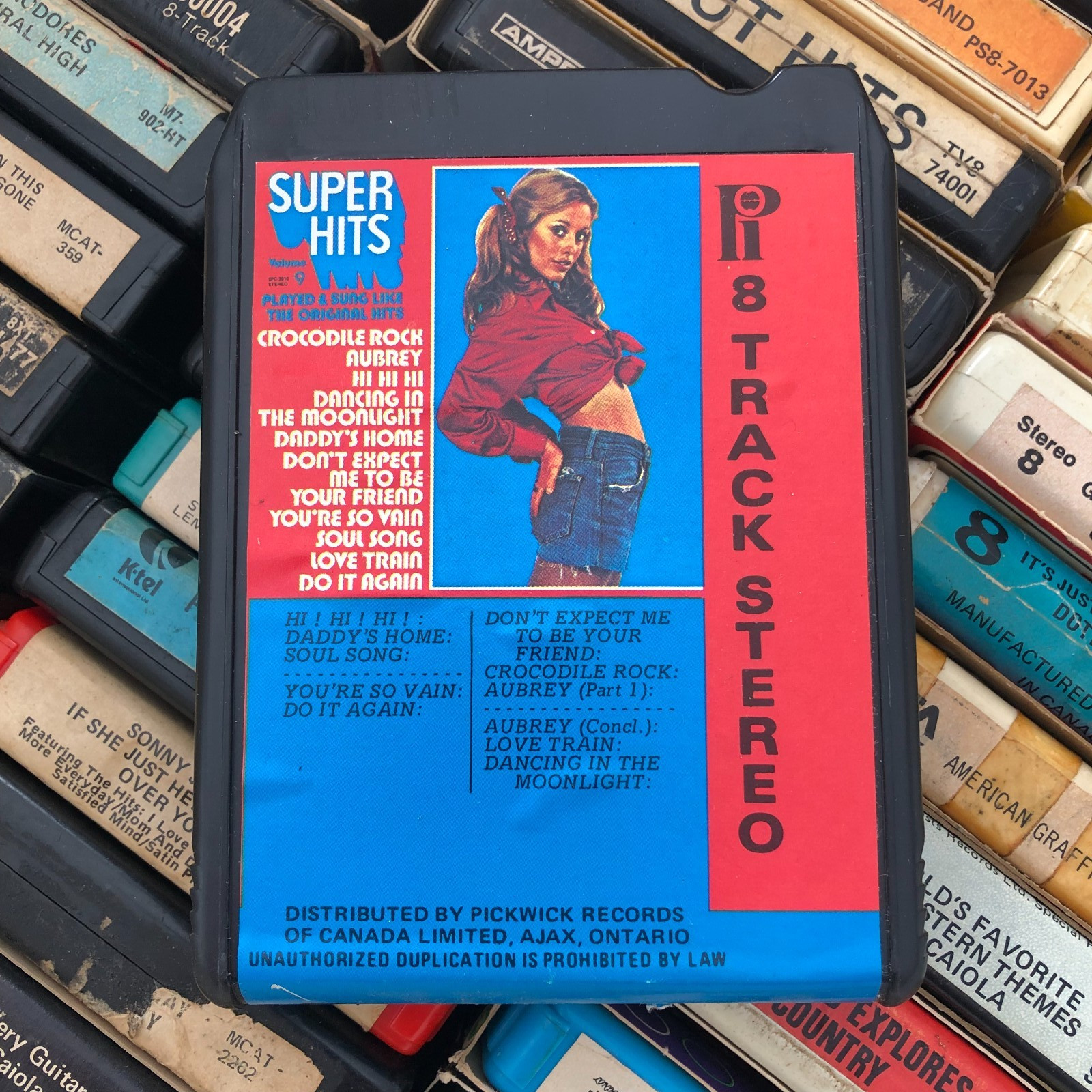 Super Hits Vol.9 Various Artists, 8 Track Tape CANADA