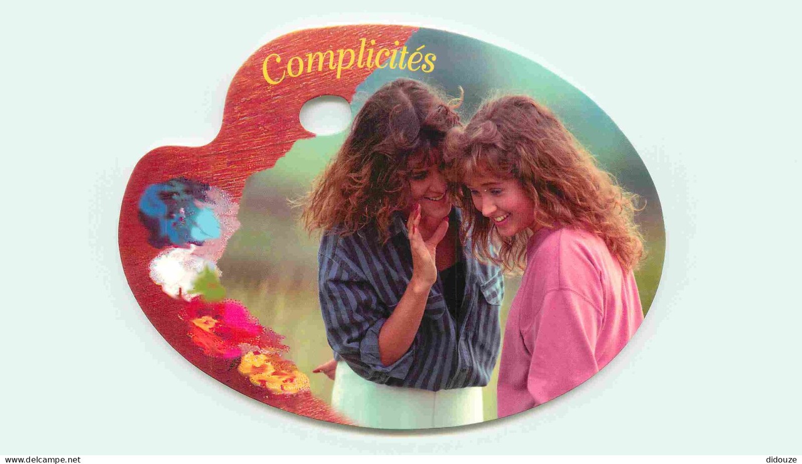 Postcard - women - original cutout - CPM - see double-sided scans - Posc