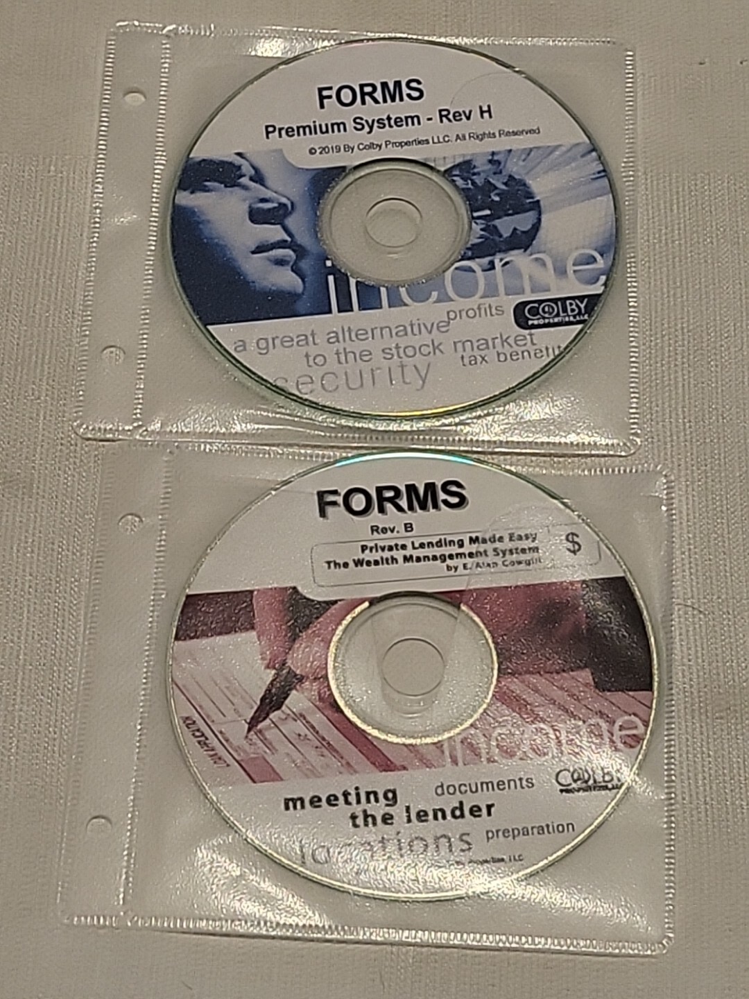 Alan Cowgill Premium - Private Lending System - 2 Disc FORMS Information CD kit