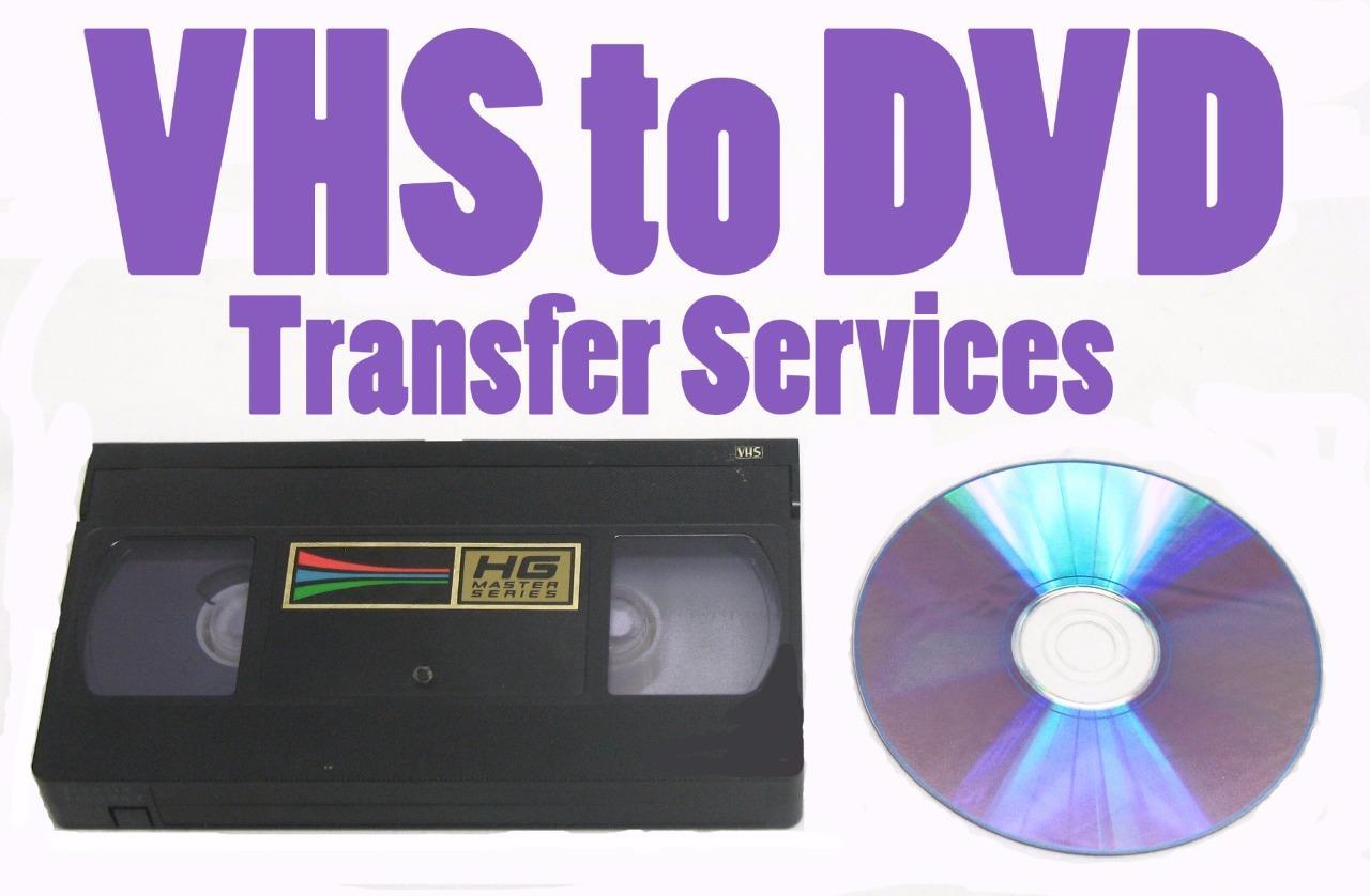VHS - VCR - TO DVD or DIGITAL FILES TRANSFER or USB Flash Drive (NTSC)