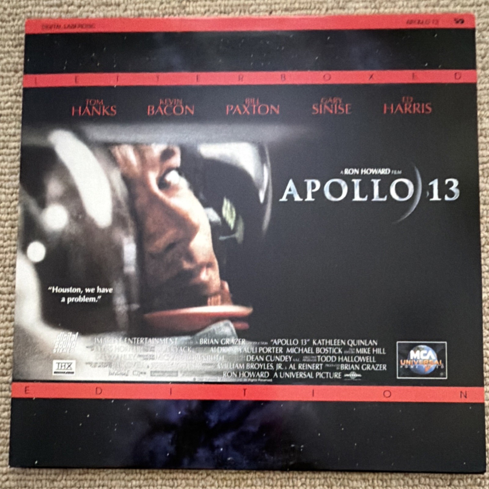 Apollo 13 LaserDisc Letterboxed Extended Ron Howard Tom Hanks MCA Drama 1995