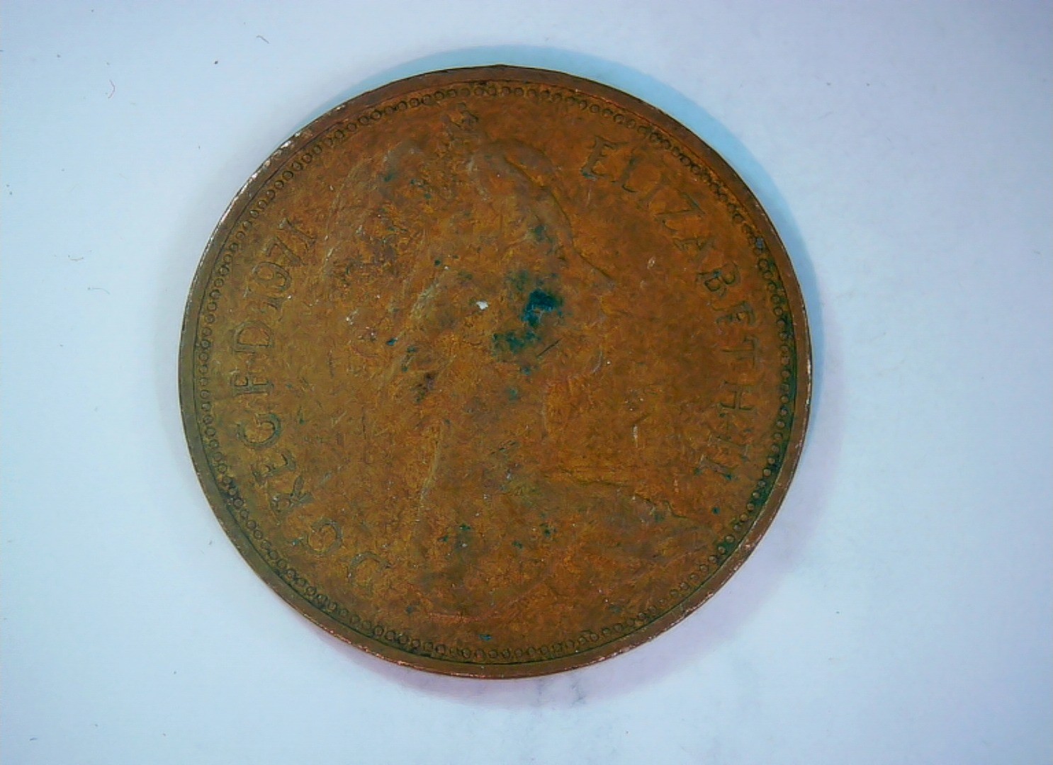 United Kingdom 1971 2 New Pence Elizabeth II (decimal) 2 New Pence Coin