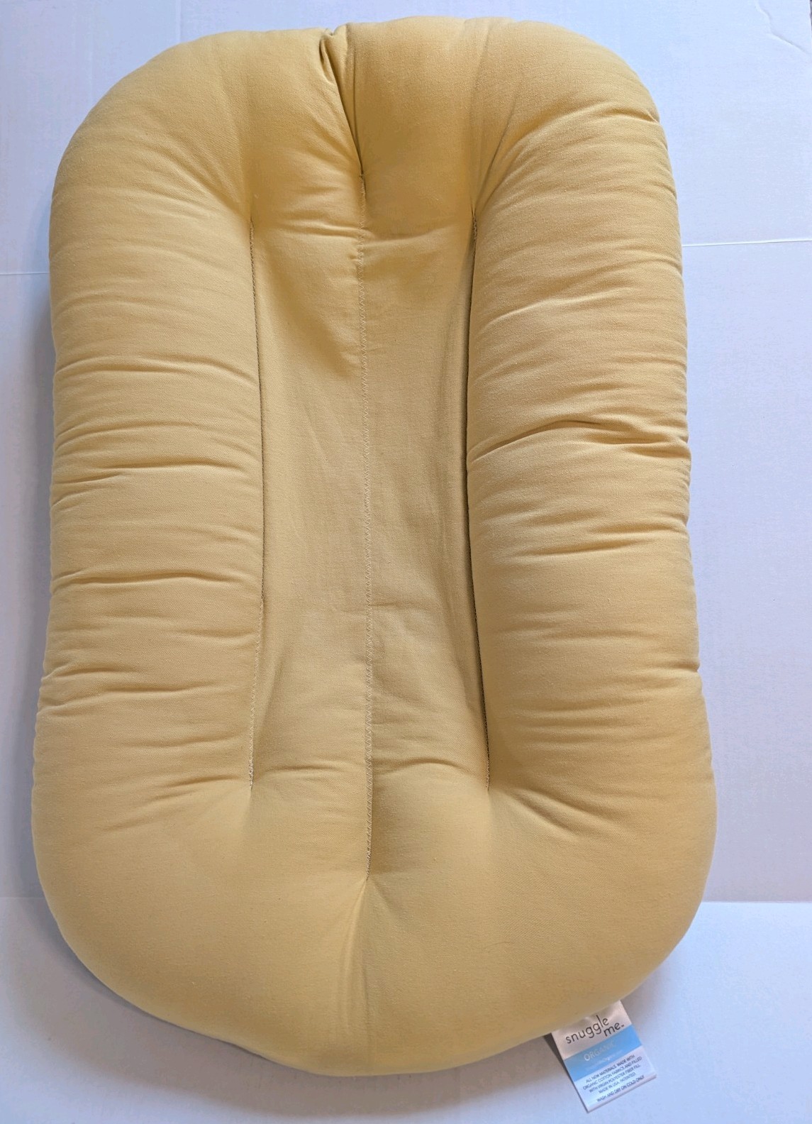 Snuggle Me Organic Infant Lounger Honey w/ Storage Bags + 2 Biloban covers*READ*