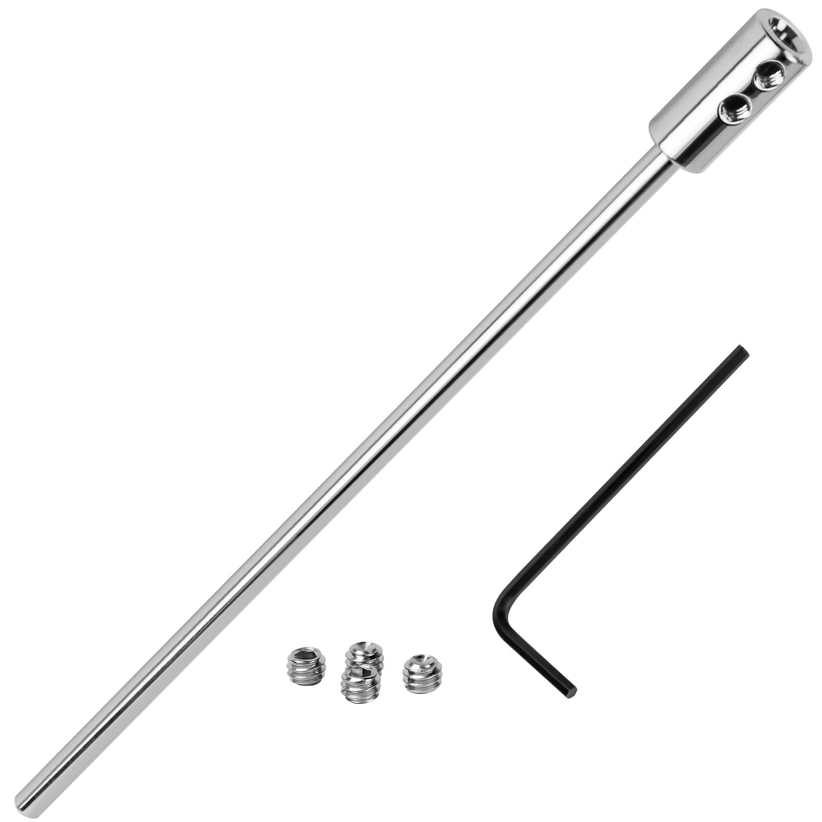 Extension Rod for Bathroom Pop-Up Vertical or Horizontal Rods, 6.64 Inch Pop ...