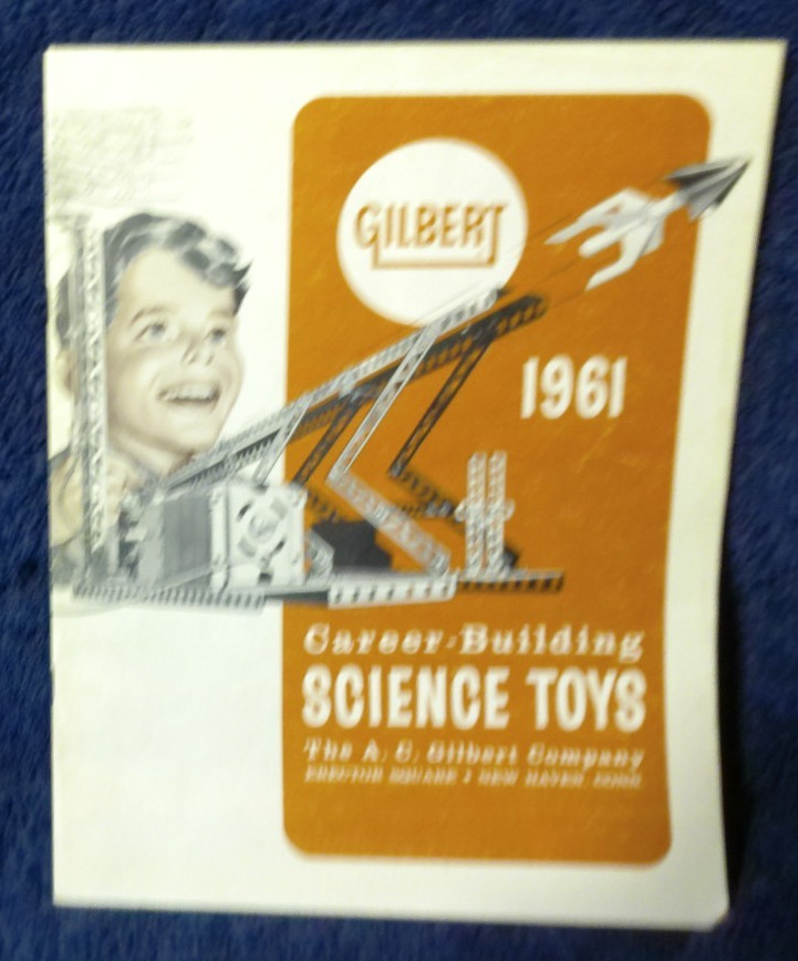 ORIGINAL 1961 GILBERT ERECTOR & SCIENCE TOYS DEALER CATALOG D-2238