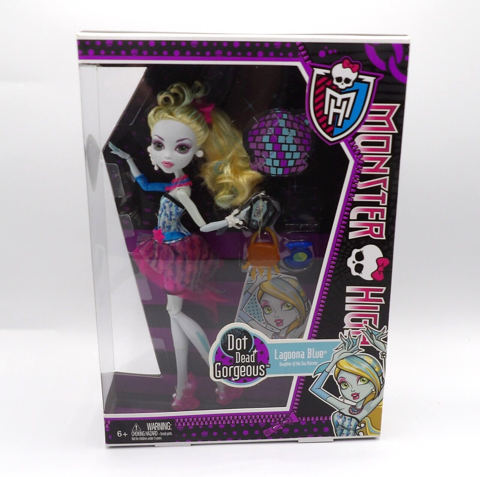 2011 MONSTER HIGH DOT DEAD GORGEOUS LAGOONA BLUE DOLL MATTEL X4530 NRFB