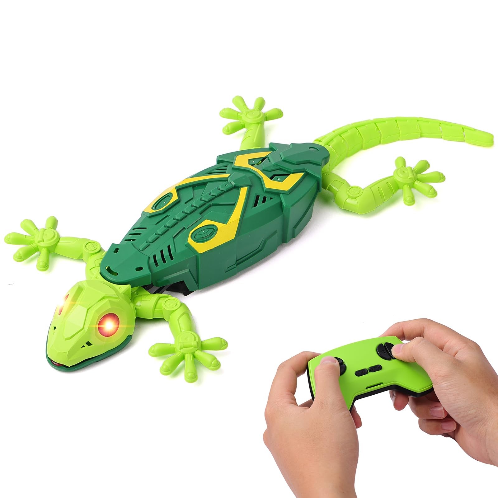 RC Wall Crawler Gecko, Rechargeable Remote Control Robot Toys, Wall Climbing ...