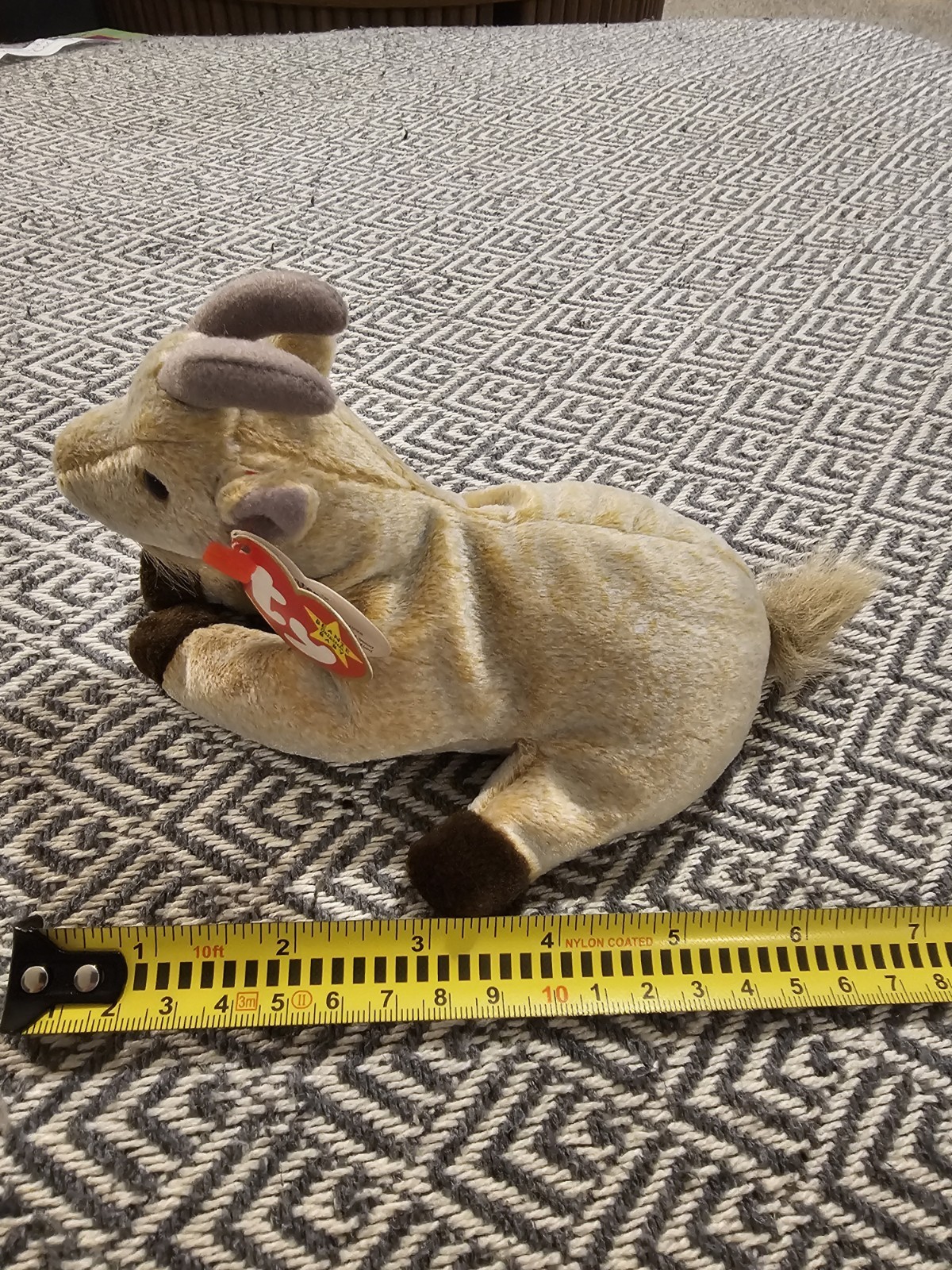 TY Beanie Baby GOATEE - Mountain Goat 1998 RARE Retired With Tags- W/ Misprints