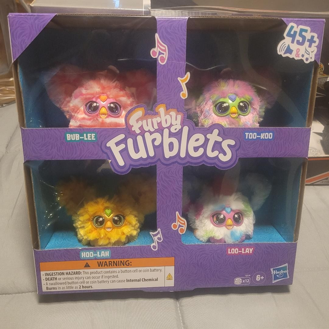 Furby Furblets 4-Pack 45+ Sounds Cute Fuzzy Colorful Hasbro Toy 6+