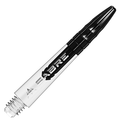 Mission Sabre Shafts - Polycarbonate - Clear - Black Top - Tweenie