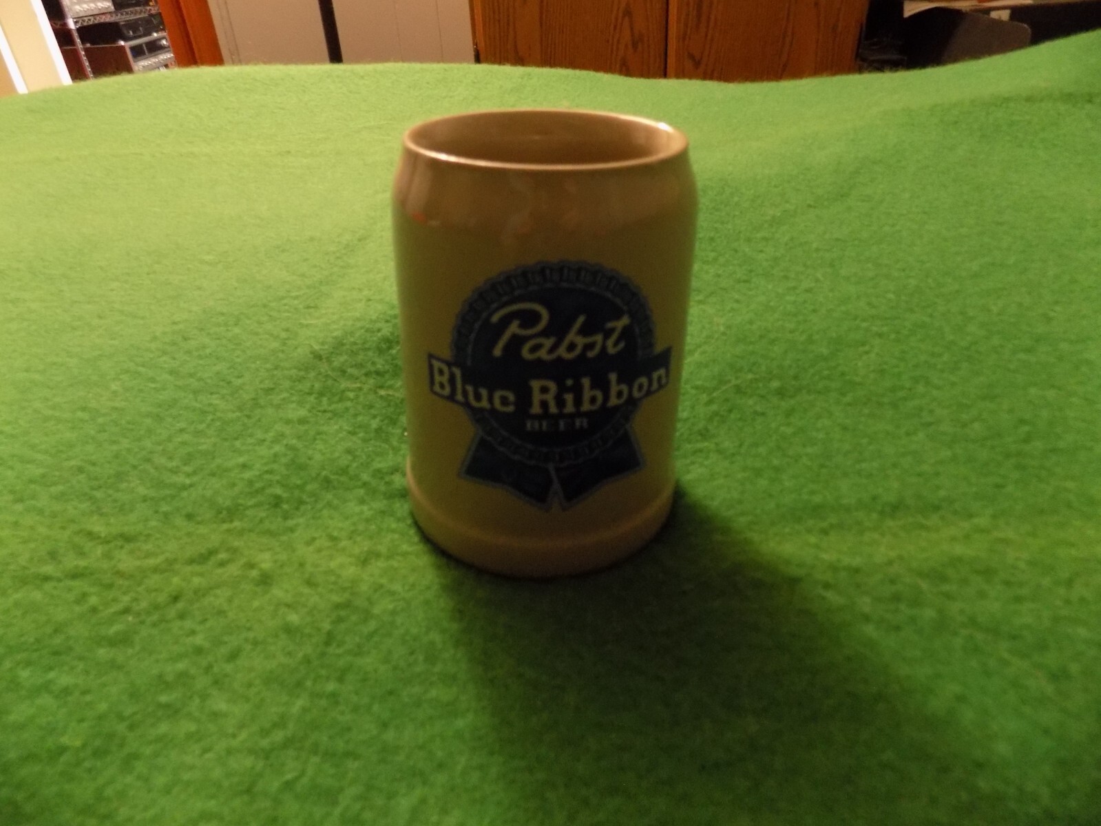 VINTAGE PABST BLUE RIBBON BEER STEIN MADE IN WEST GERMANY