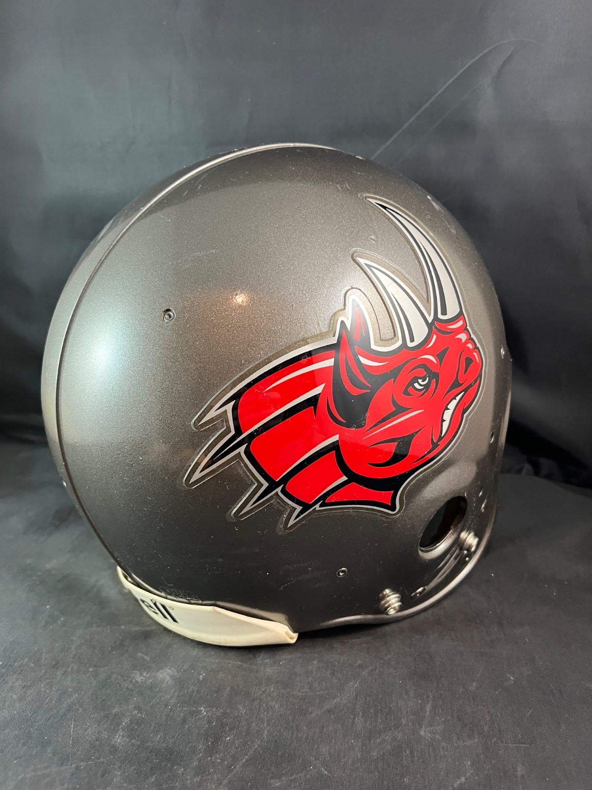 1988-97  Vtg WD1 Game Used Adult Lg 7 1/4 Football Helmet Grand Rapids Rampage