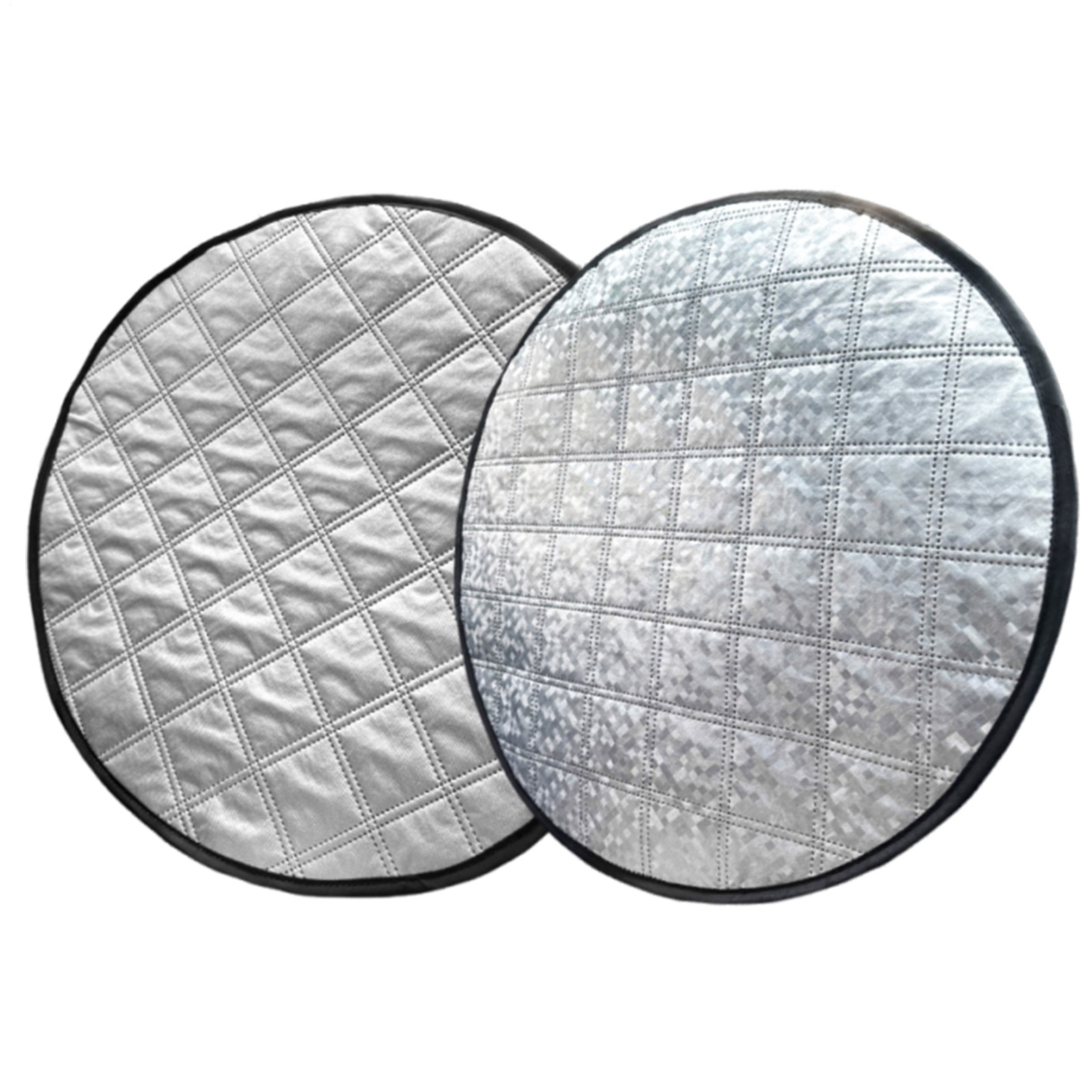 Car Steering Wheel Sunshade Heat Insulation Window Shade Silver Coated Cloth