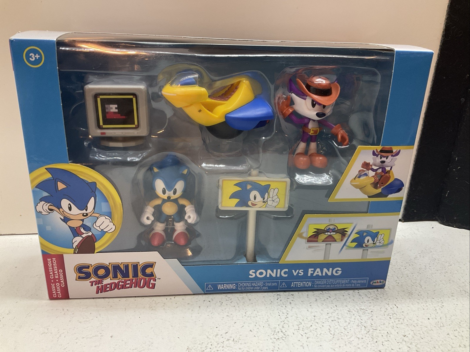 Sonic the Hedgehog Sonic Vs Fang Diorama 2.5" Figure Playset