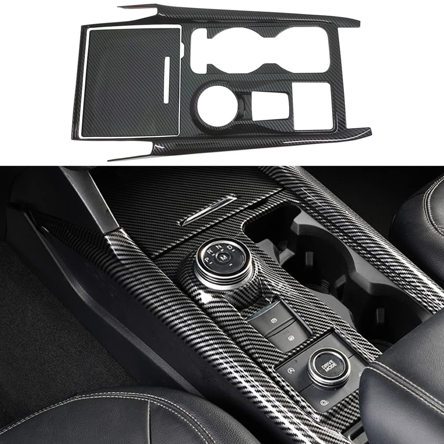 Center Console Gear Shift Panel Cover Trim Compatible with 2020 2021 2022 202...