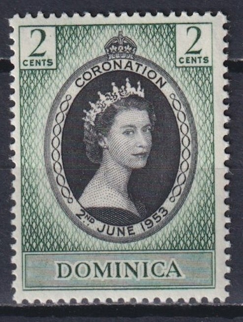 Dominica 1953 Michel 163 Coronation, Queen Elizabeth II MNH**