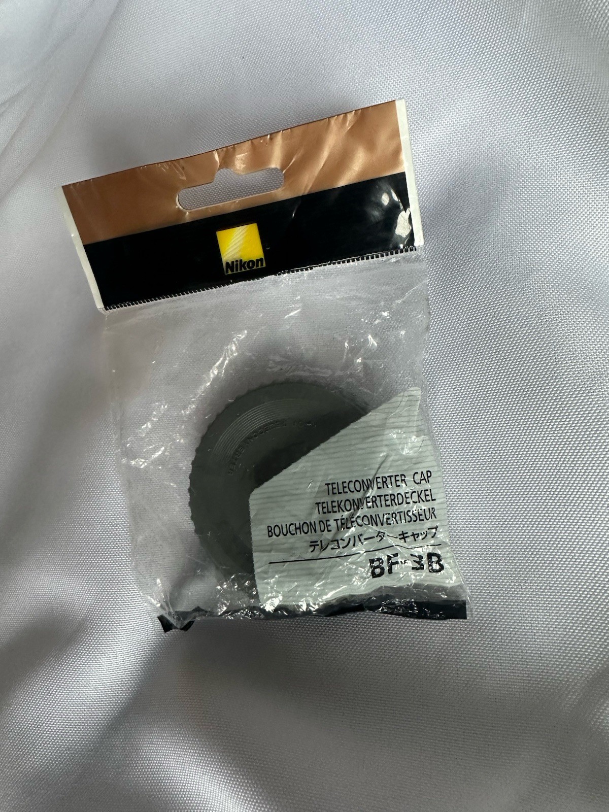 Nikon BF 3B Teleconverter Top Lens Cap Gray for Nikkor AF-S Teleconverters