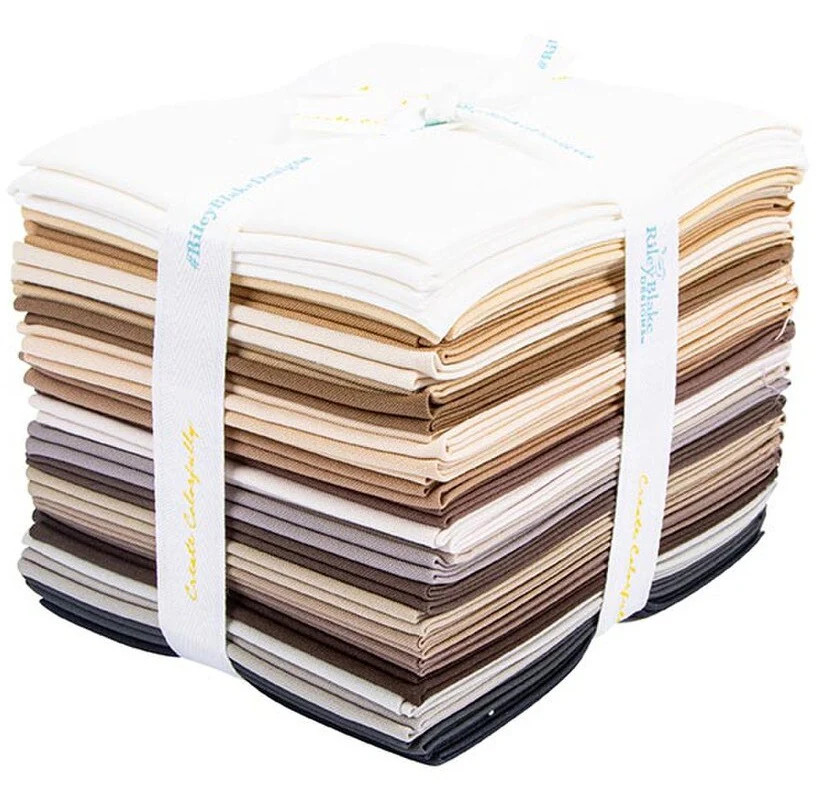 Riley Blake - Lori Holt Charming Confetti Cottons Fat Quarter Bundle - Brown 24