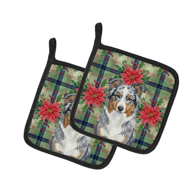 Carolines Treasures WDK8480PTHD Unisex Adult Blue Merle American Shepherd Chr...
