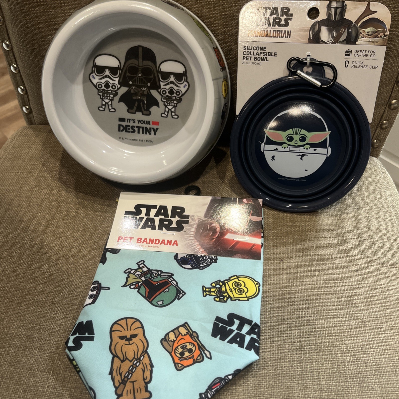 Star Wars Dog Set New Set Of 3 Items