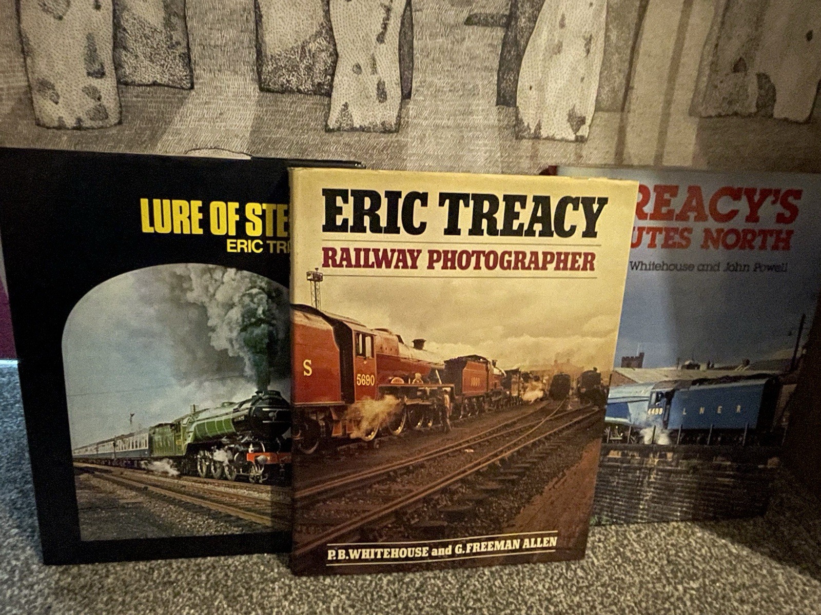 Bundle Of 3x Vintage Eric Treacy Railway Books 🚂