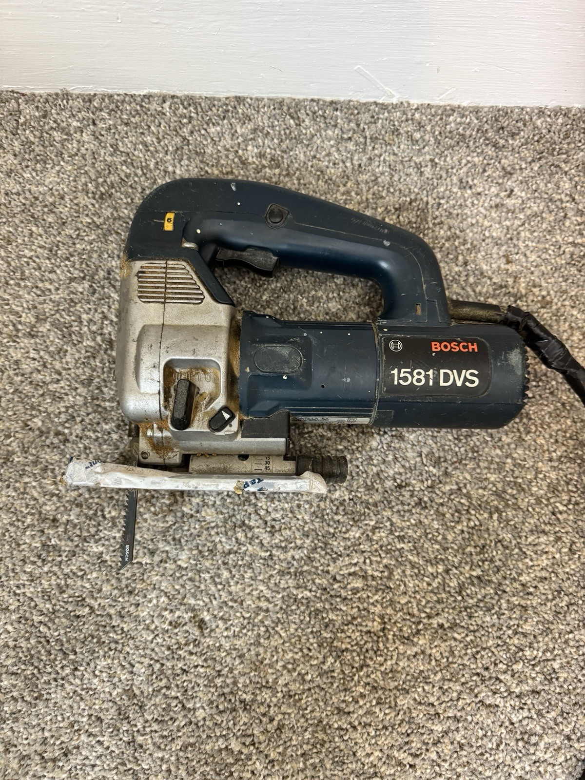 Bosch 1581DVS Variable Speed Corded Jigsaw Top Handle TESTED WORKING
