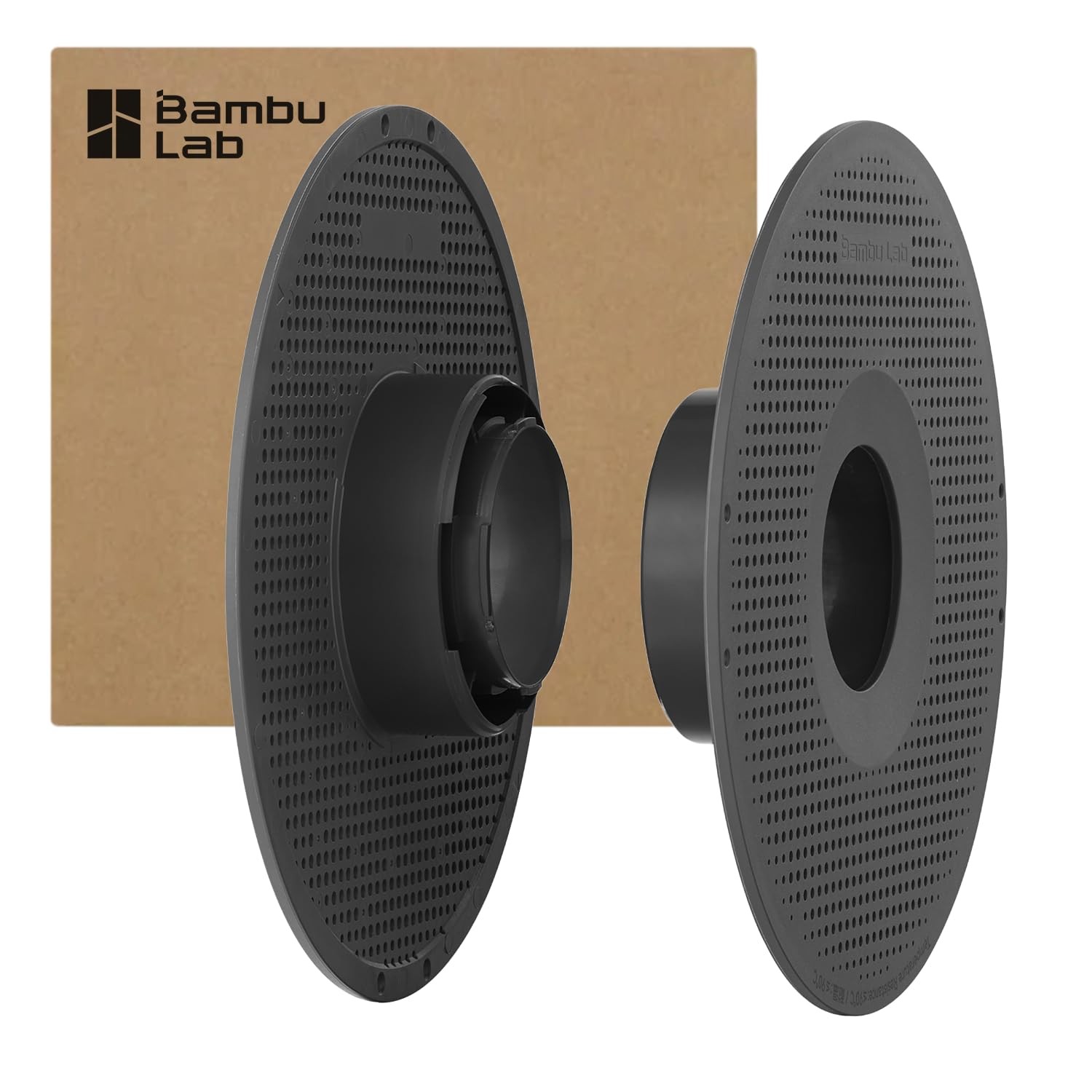 ENOMAKER Bamboo Lab Reusable Filament Spool,Universal Black Ht Spool 