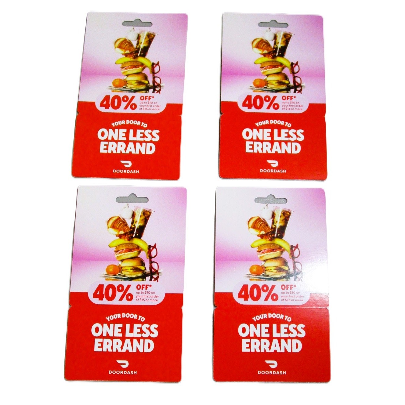 Door Dash Coupons 40% Off $15 or more on First Order Expires 1/31/26