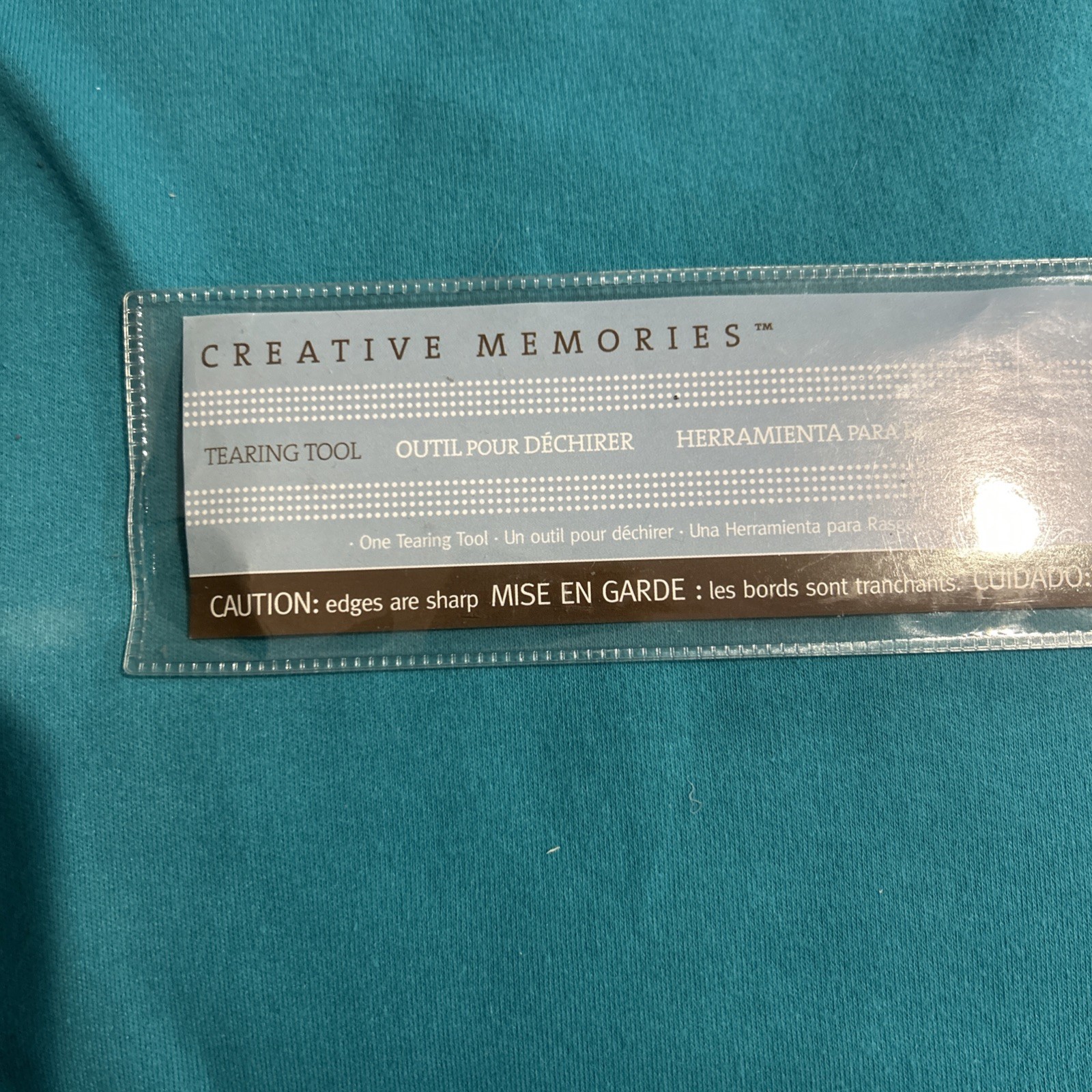 Creative Memories Metal Paper Tearing Tool 13.5 Inches Long