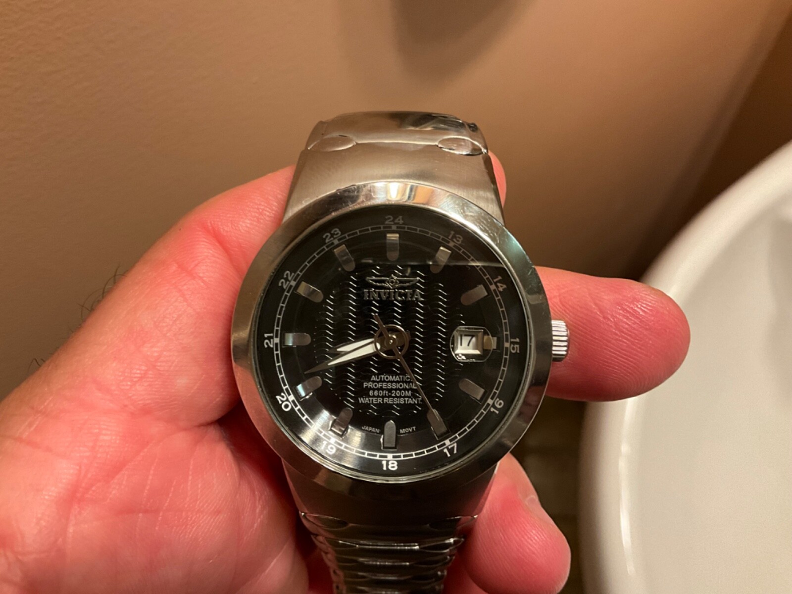 INVICTA MODEL 3153 AUTOMATIC 21 JEWEL MIYOTA MOVEMENT VERY RARE WELL BUILT LQQK!