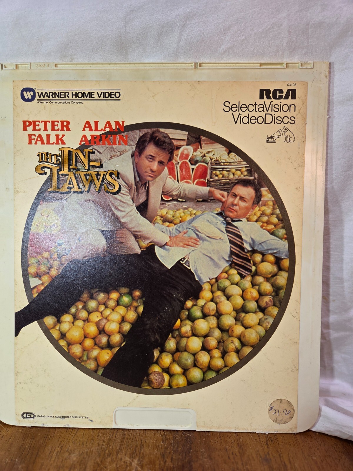 Vintage Classic The In Laws RCA SelectaVision VideoDisc CED