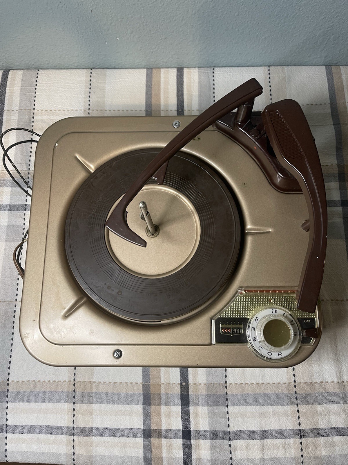 Vintage Webcor Turntable Record Player Changer