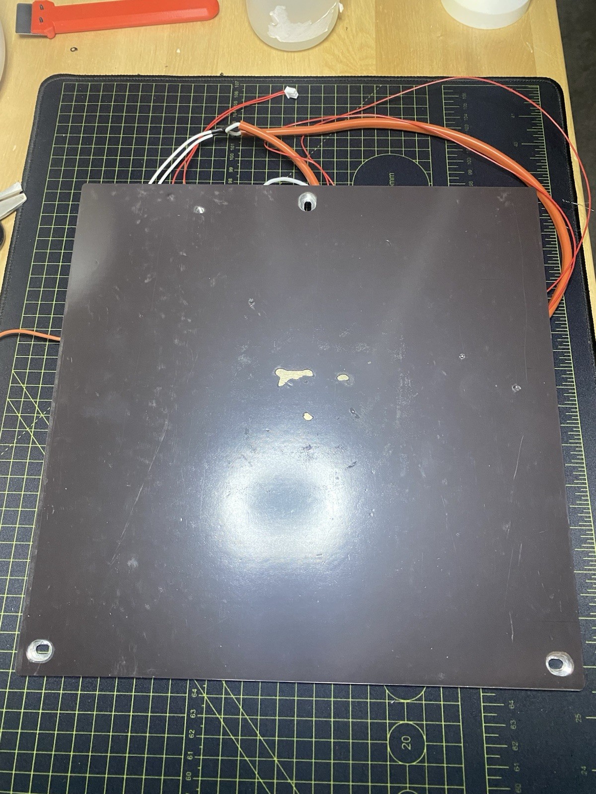 110V 500W 300x300 Heated Bed - Makertech3d Pro forge 300 - Magnetic Build Plate