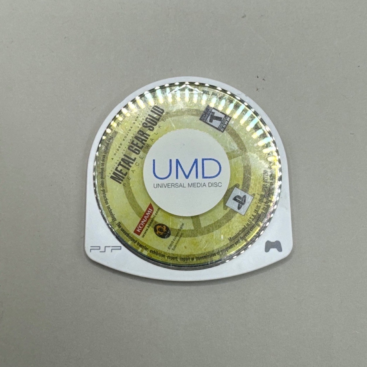 Metal Gear Solid Peacewalker PSP Playstation Portable UMD Disc Only Tested