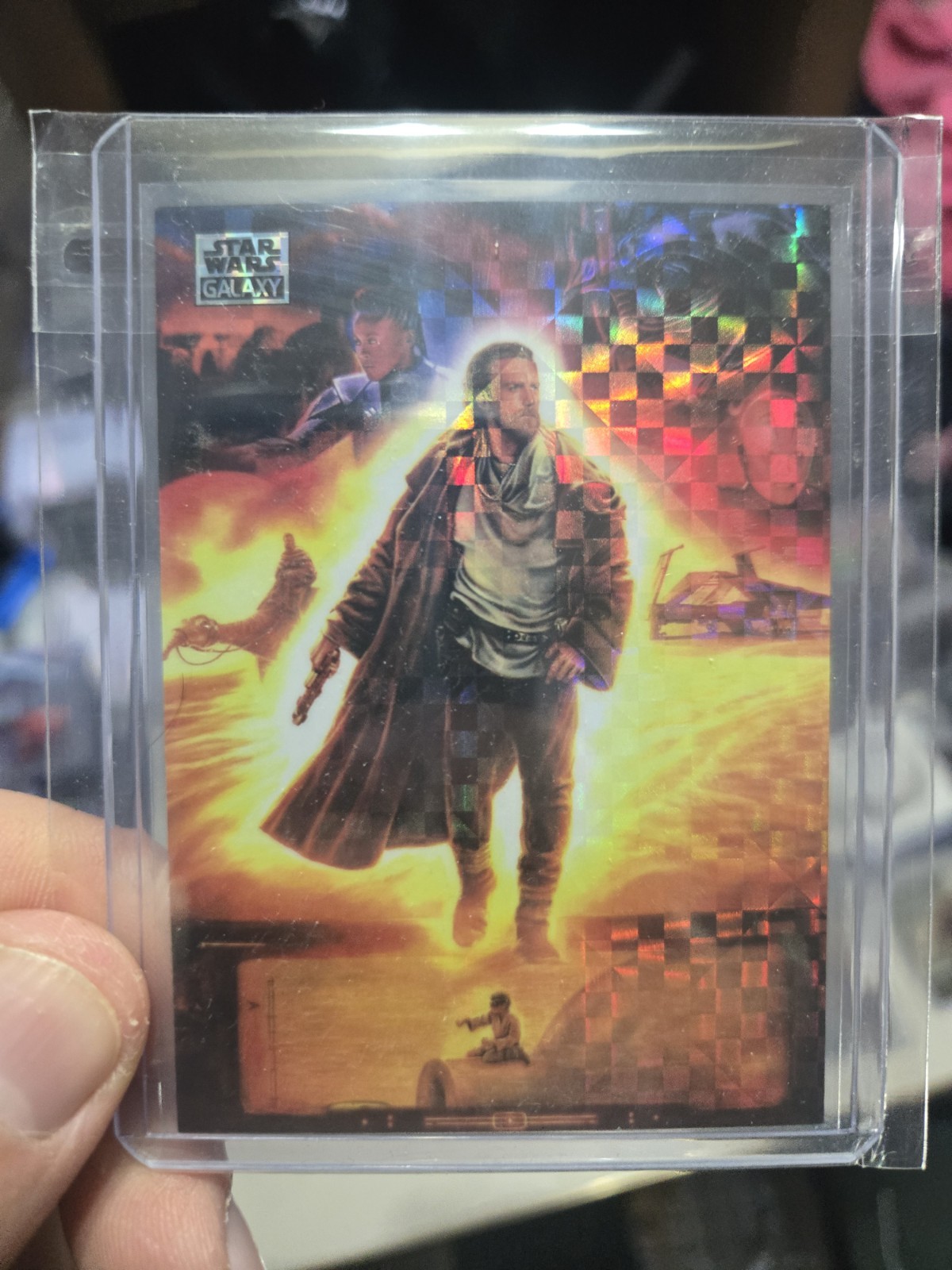 2025 Star Wars Galaxy Protecting Hope Xfractor 10/10 Omega Obi Wan