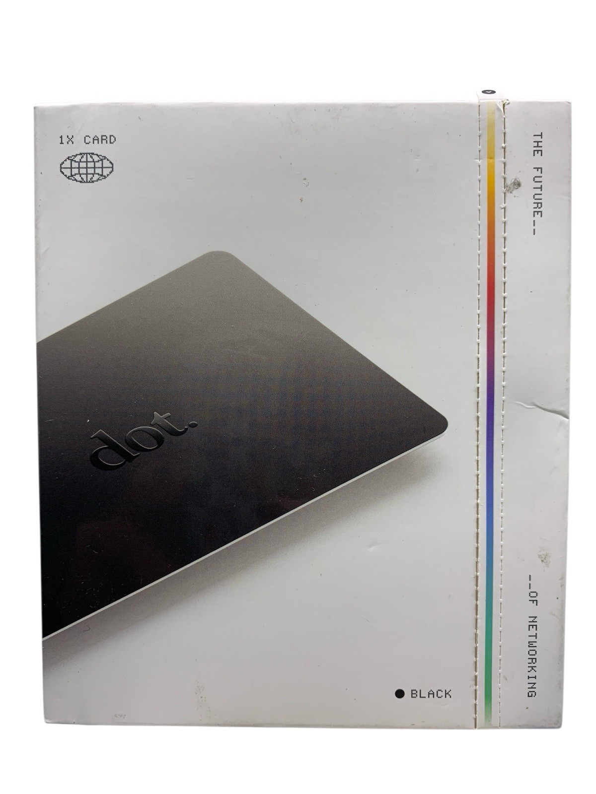 dot.cards Dot Thin ~ The Future of Networking Business Card Tool, Black NEW