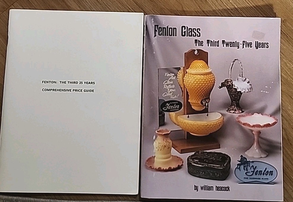 Fenton Glass (1956-1980) Types DesignNumbersDates Illustrated +Price Guide Books