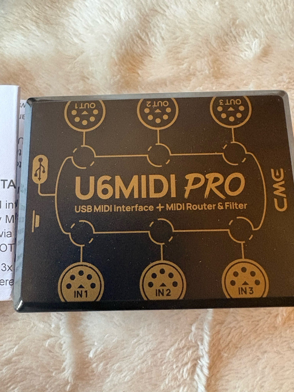 CME U6MIDI Pro Smart Midi Interface + MIDI Router And Filter With All Originals